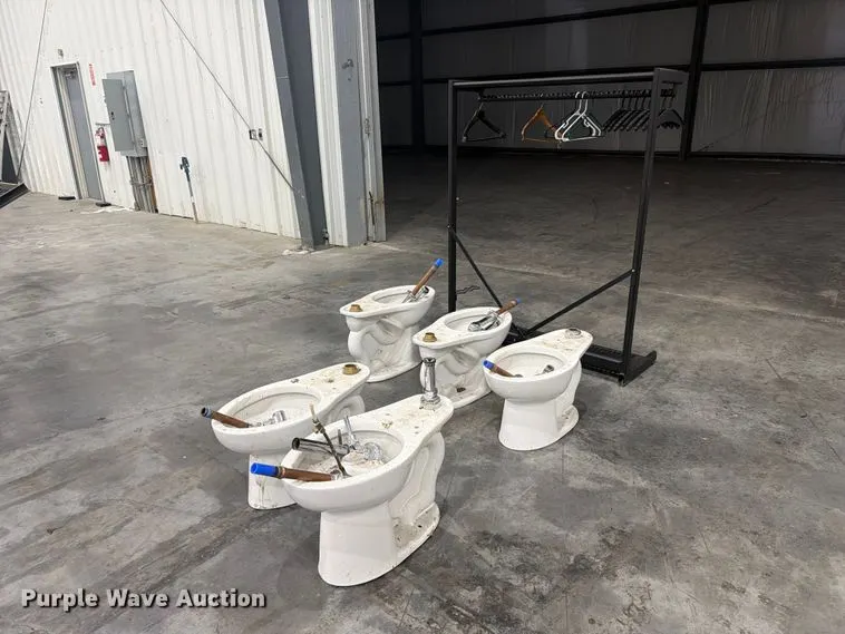 (5) American Standard industrial toilets