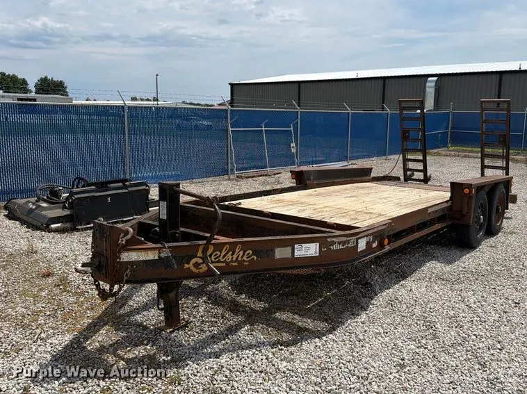 2012 Belshe T16 equipment trailer