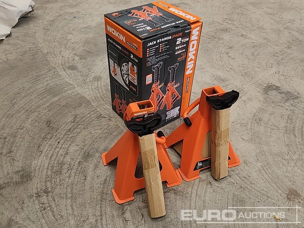 Unused Wokin 2 Ton Axle Stands (Pair)