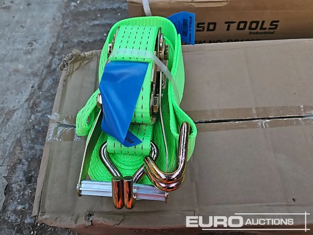 Unused 5T x 10m Tie Down Rachet Straps (10 of)