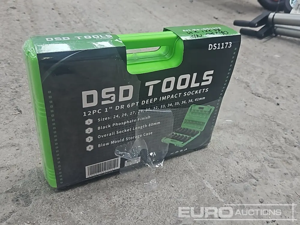 Unused 1" Deep Socket Set