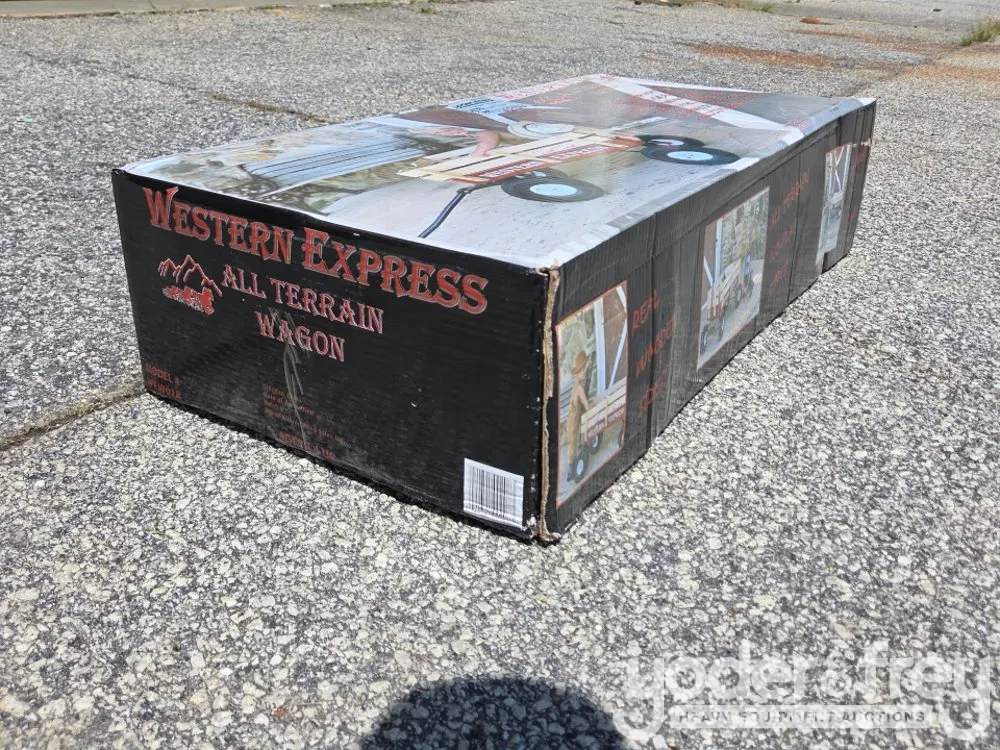 Unused Childrens All Terrain Farm Wagon- Red