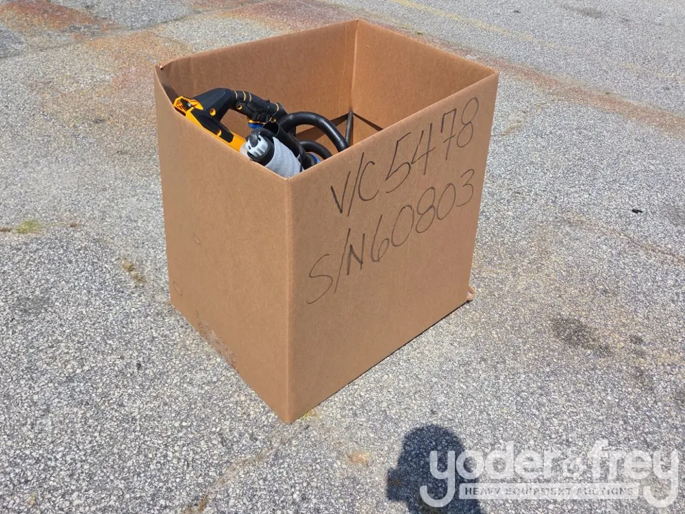 Unused 6 pc Cub Cadet Tool Kit c/w HT24E Hedge Trimmer, CS160E Cordless Chainsaw, LB600E Leaf Blower, ST16E String Trimmer, Battery