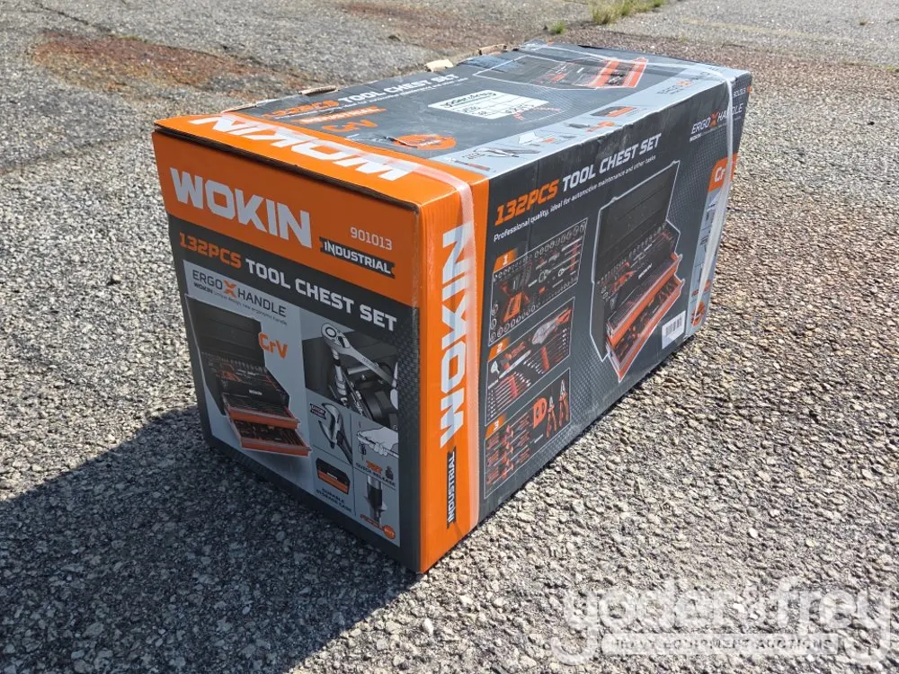 Unused Wokin 132 pc Tool Chest Set