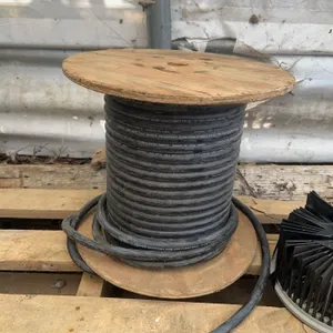 Spool of Carol 12/3 600V SOW Cable and Chimney Cleaning Brush