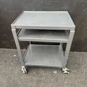 3-Tier Metal Utility Cart on Casters