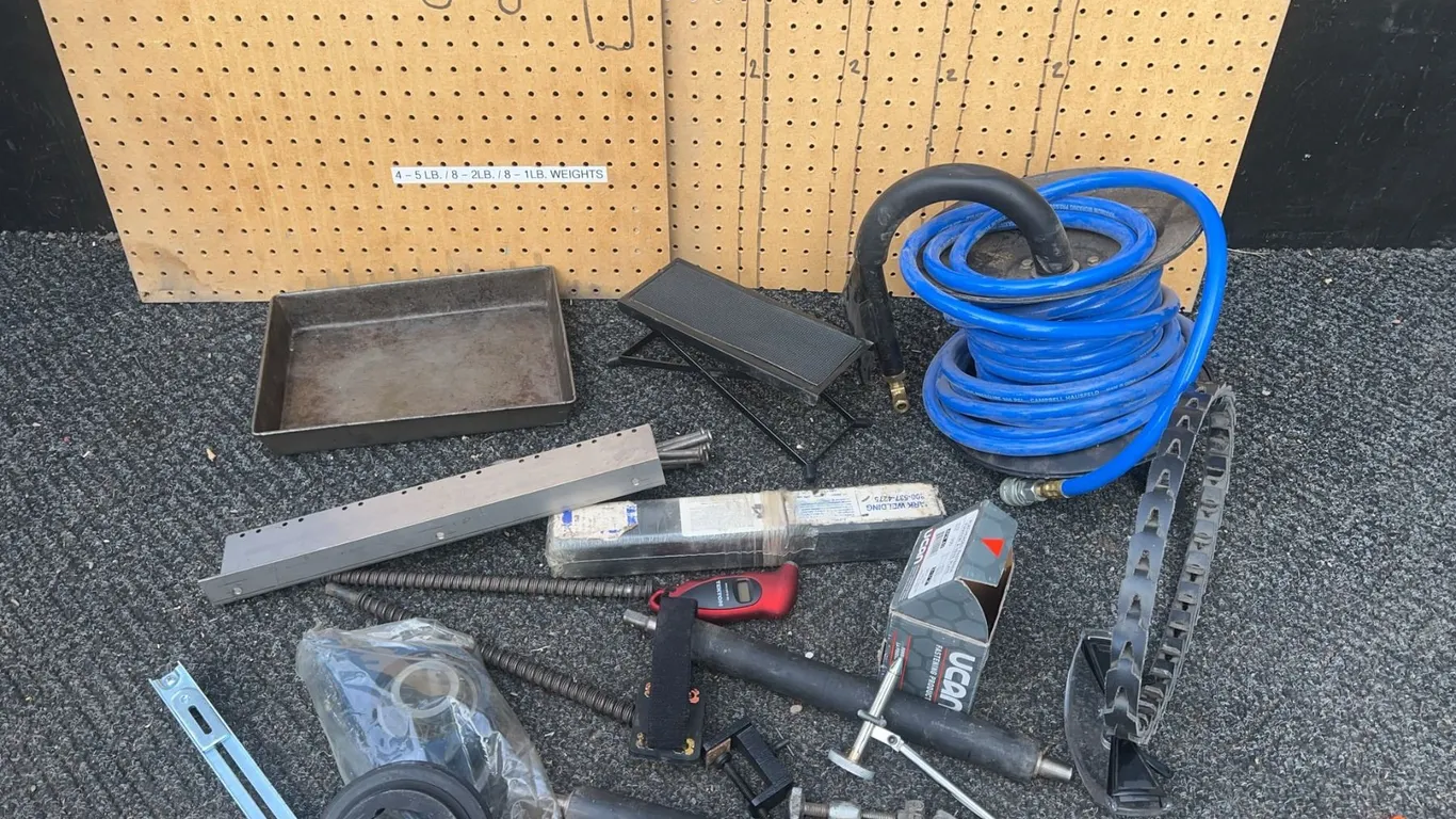 Garage and Workshop Hardware & Tools Lot