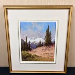 Mountain Scenery Painting by J.Haire