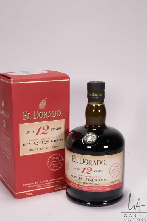 El Dorado/ 12 Year Old/ Rum/ 750ml/ 40% ABV Note: Alcohol cannot be insured by any courier in Canada
