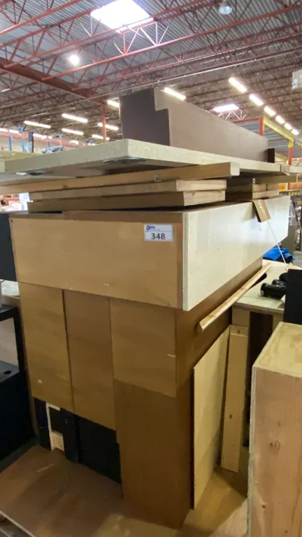 BROKEN DOWN AND PALLETIZED FILM SET NEWS STAND