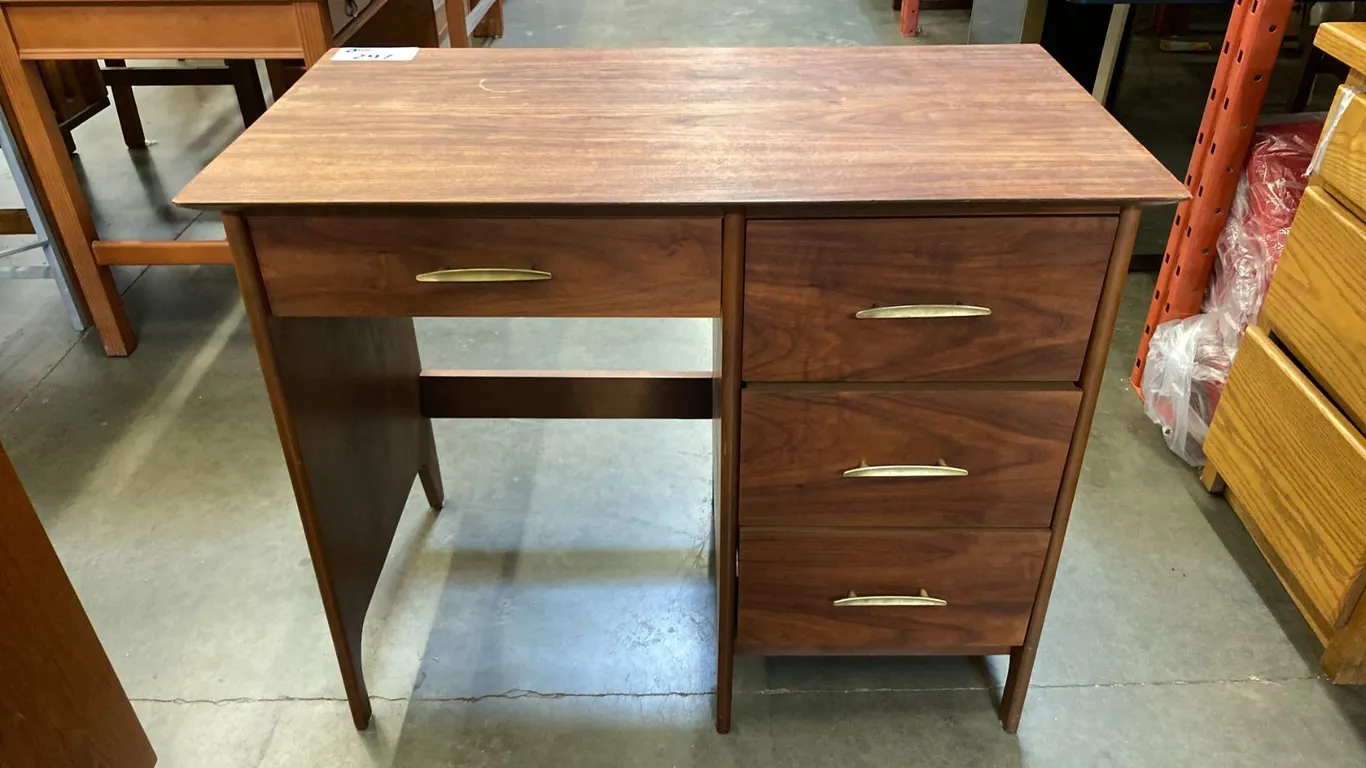 MCM SMALL 4 DRAWER TEAK WRITING DESK
