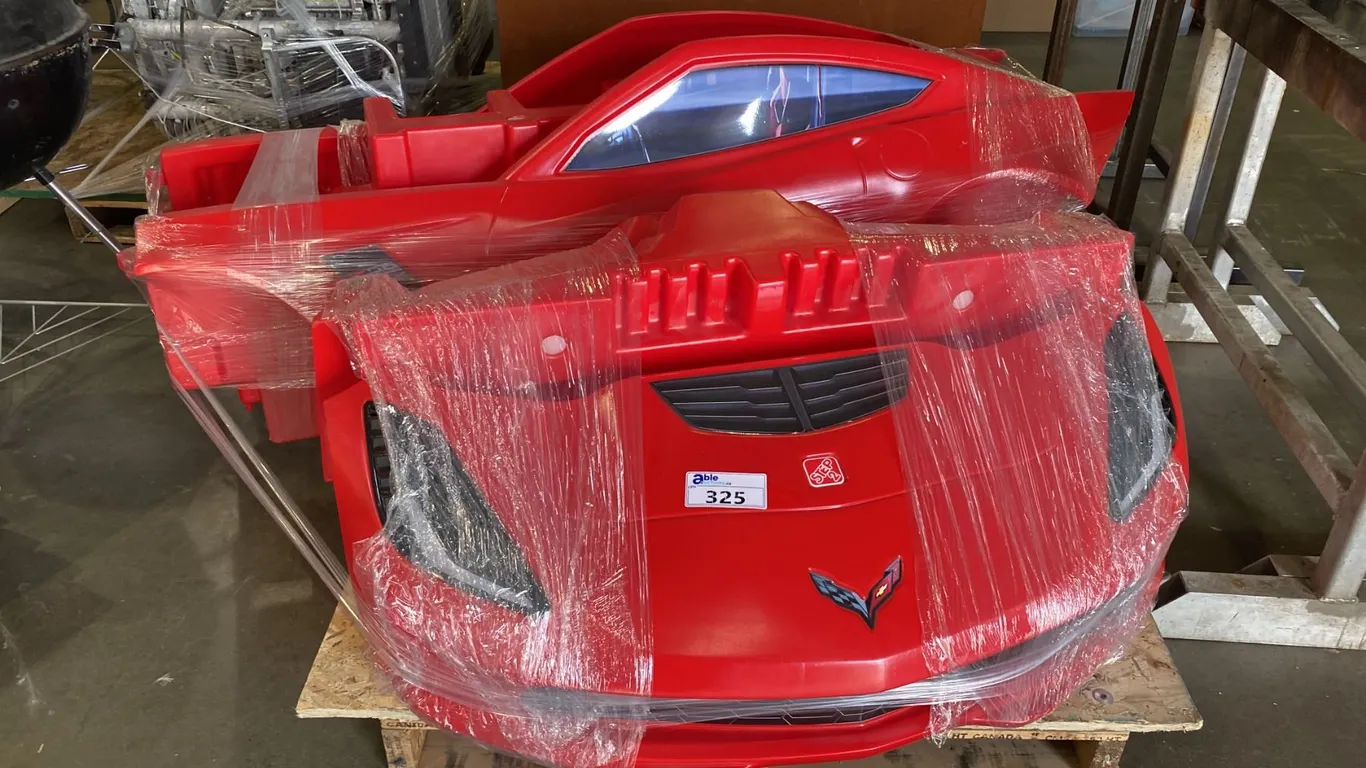 STEP 2 CHILDS RED CORVETTE BED