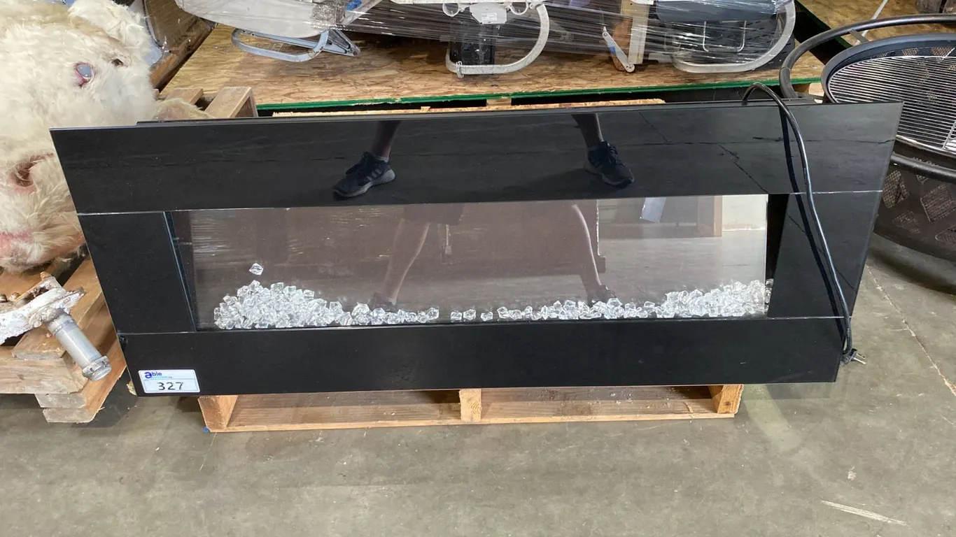 ELECTRIC WALL MOUNT FIREPLACE - APPROX. 50" X 20 1/2"