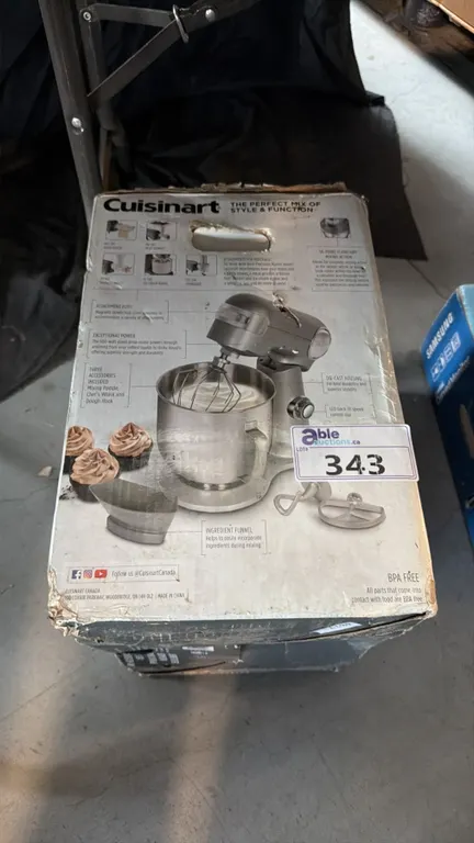CUISINART PRECISION MASTER PRO 600W 12-SPEED 59-POINT PLANETARY DIE-CAST METAL KITCHEN STAND MIXER