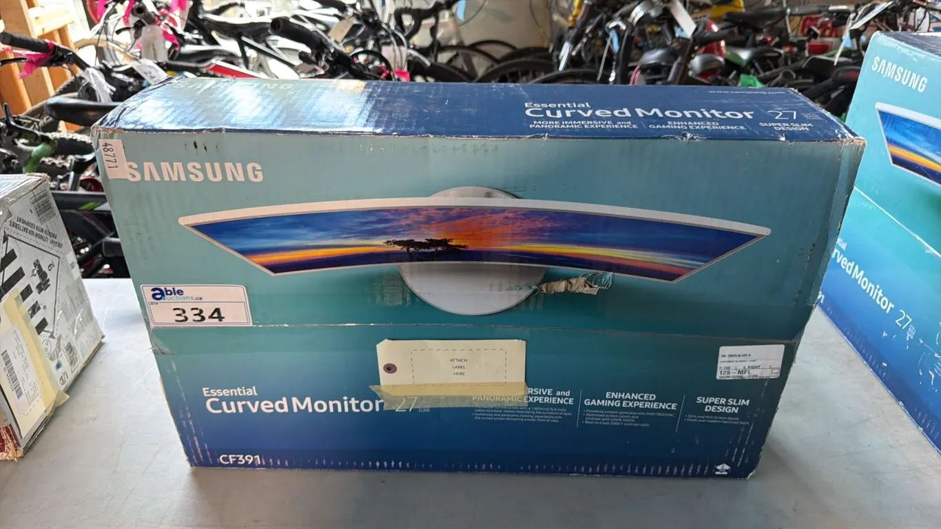 CF391 SERIES C27F391 1800R CURVED 27" FULL HD 1080P 60HZ AMD FREESYNC VA DISPLAY LOT 333