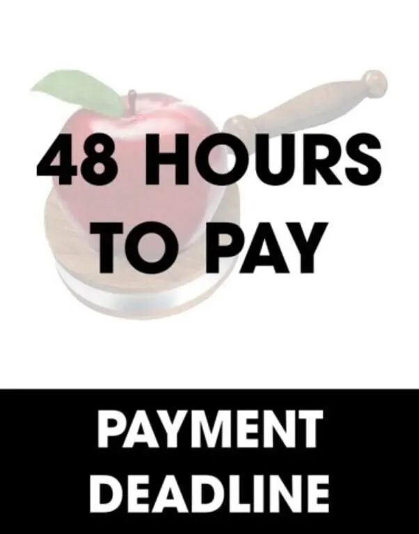 Payment Deadline