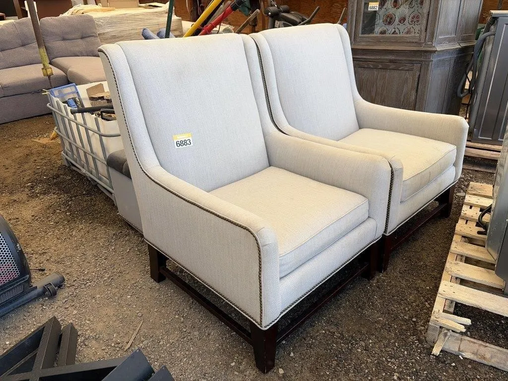 Two Chairs & Cloth Storage Bench