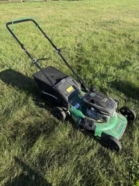 Certified 150cc Push Lawnmower c/w Bagger - Runs