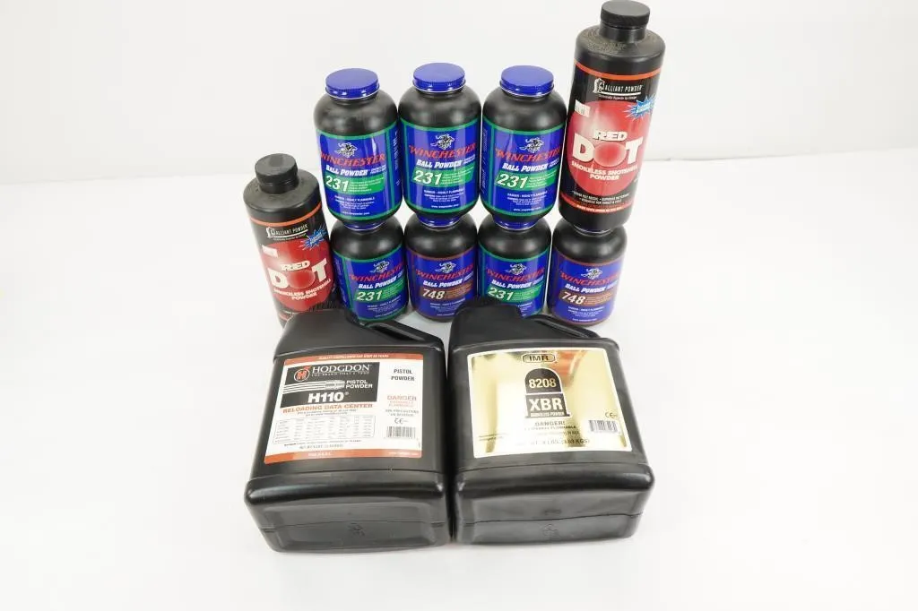 Mixed Powder Lot 11 Plastic Bottles
