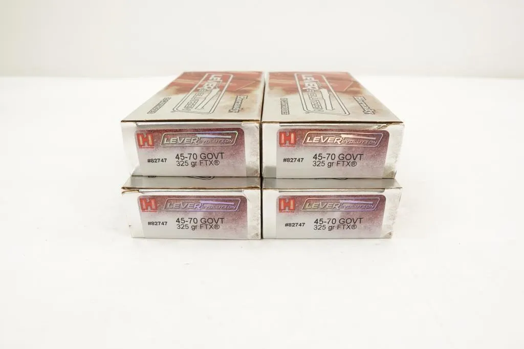 Hornady 80 Rounds Leverevolution 45-70Govt