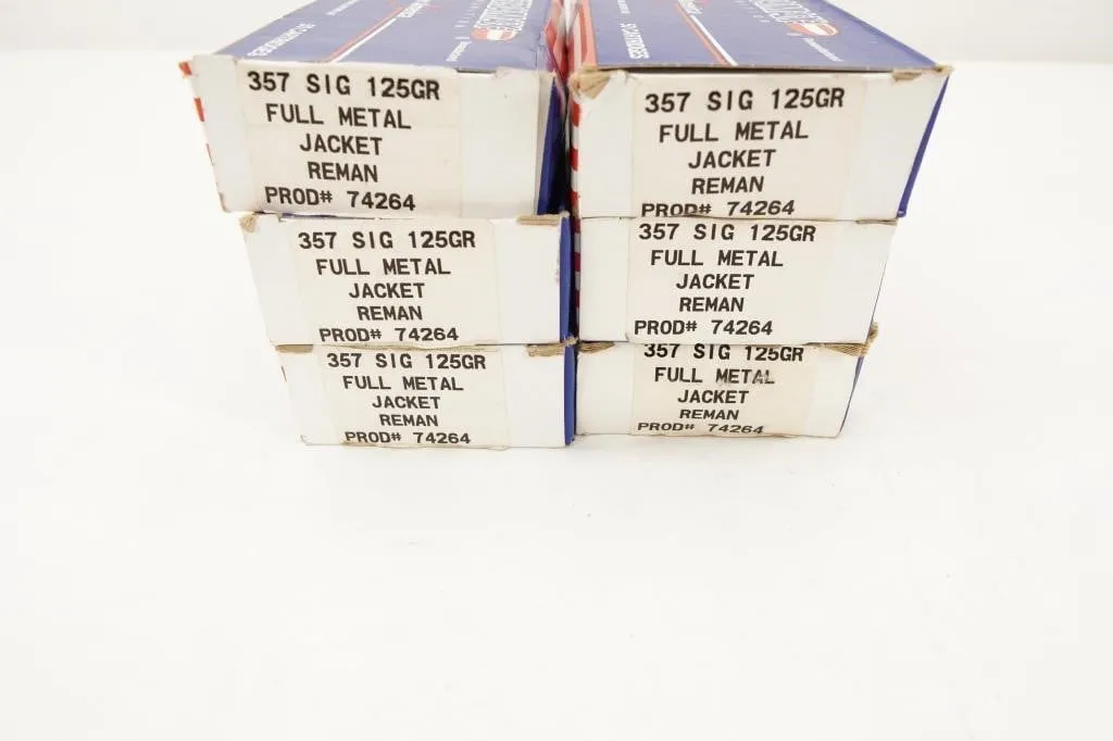 Ultramax Ammunition 300 Rounds Reman .357 Sig