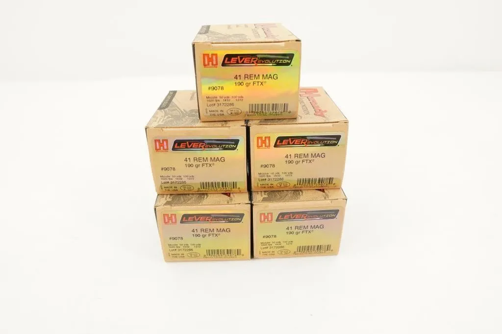 Hornady 100 Rounds Leverevolution .41 Rem Mag