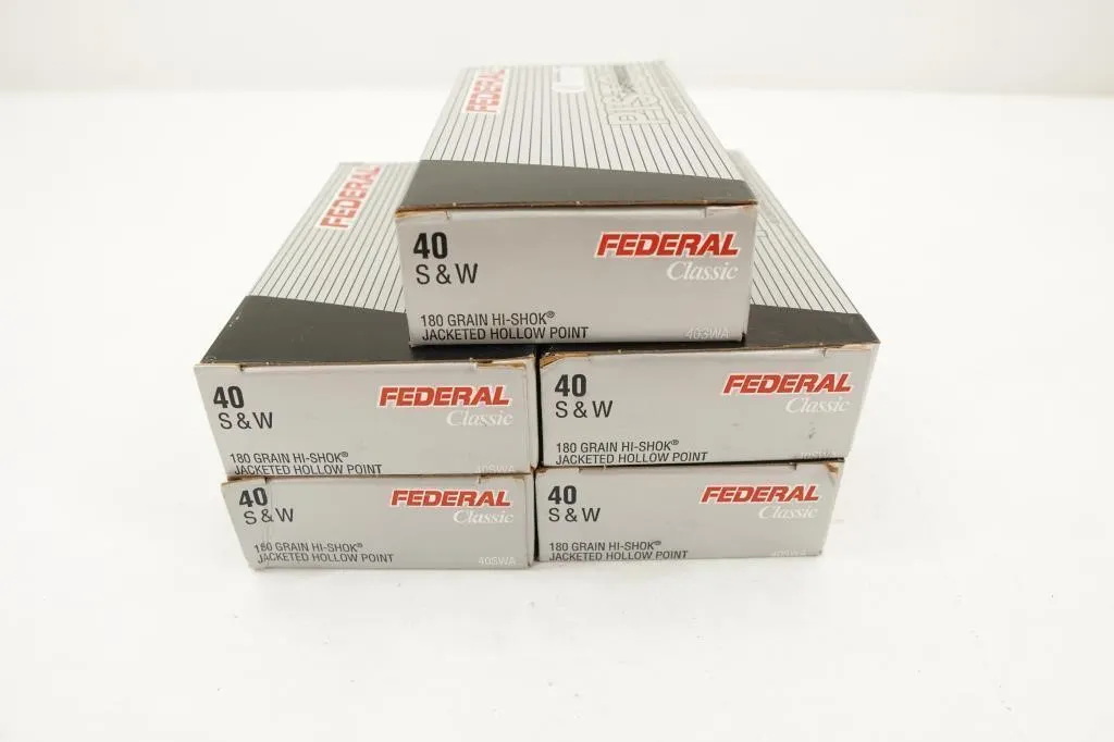 Federal 250 Rounds .40 S&W
