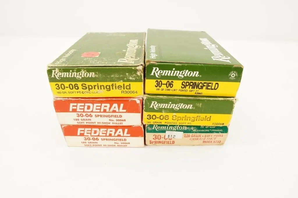 Remington/Federal 120 rounds Mixed 30-06