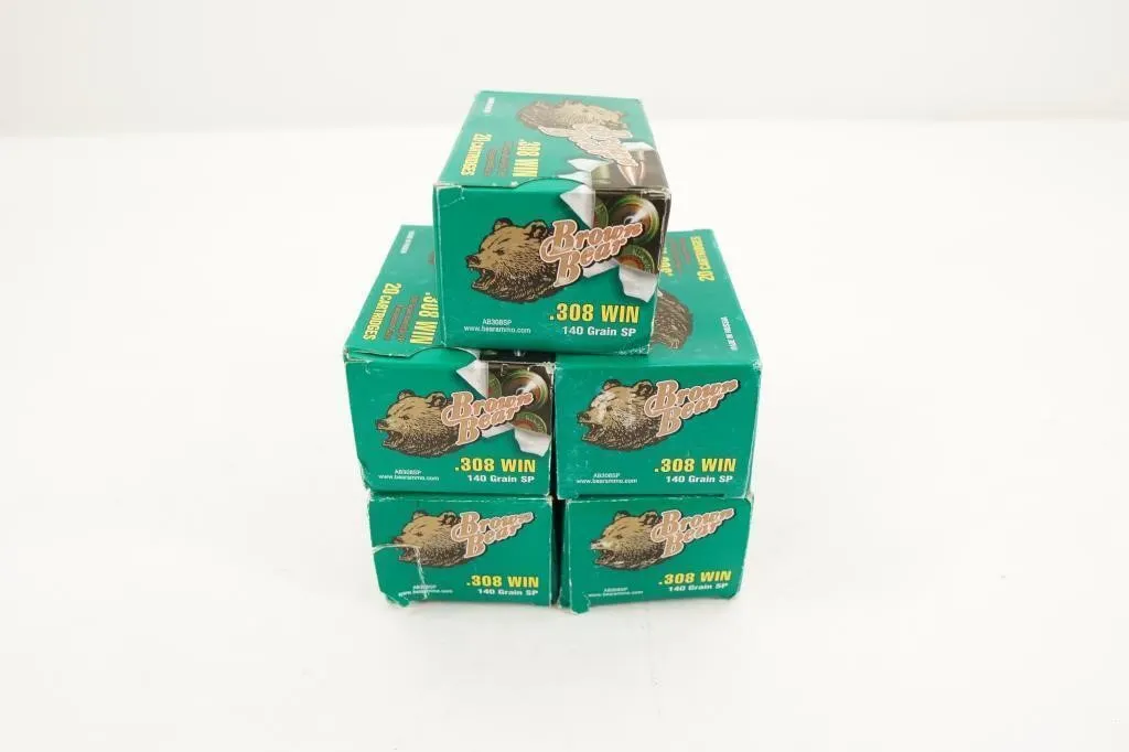 Brown Bear 100 Rounds .308 WIN