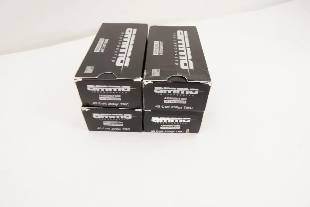 Ammo Inc. 200 Rounds 45 Long Colt