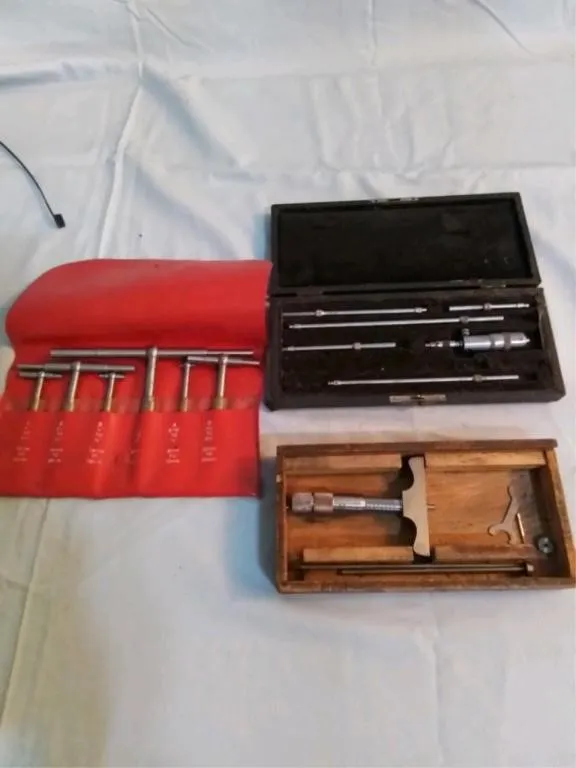 Inside bore micrometer and depth micrometer