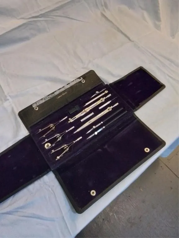 Vintage drafting set