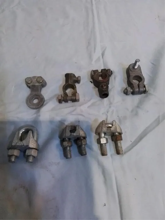 Cable and battery clamps