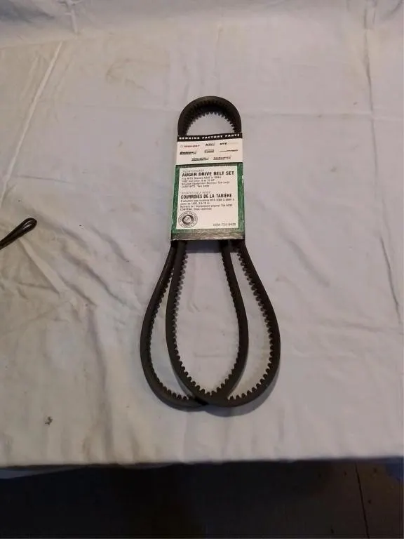2 snow blower belts. MTD-754-0430A