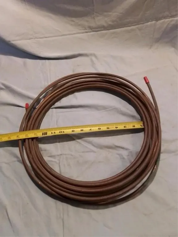 Copper tube coil. 5/16"