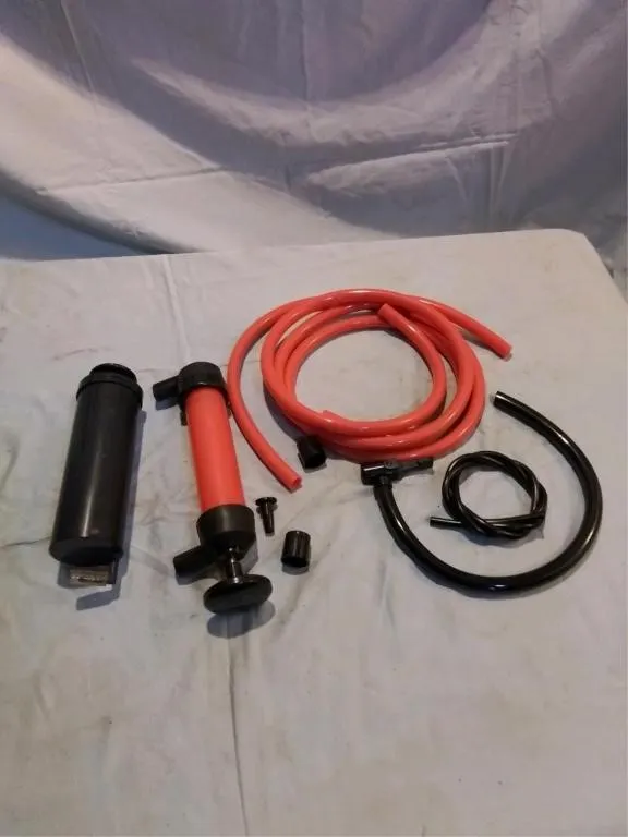 Air pump and Fluid transfer pump with hoses