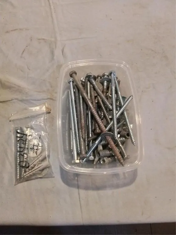 Lag bolts and shields