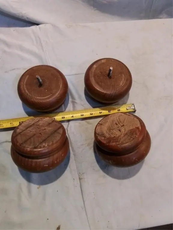 4 couch feet 2 3/4" tall