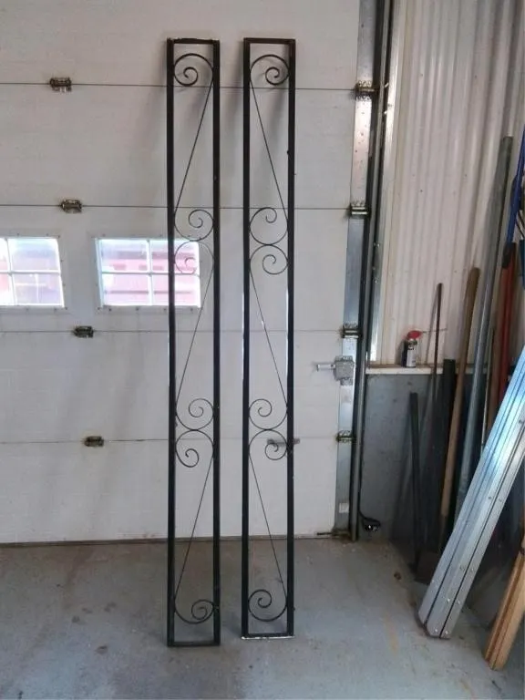 2 ornamental posts or porch support posts. 8"