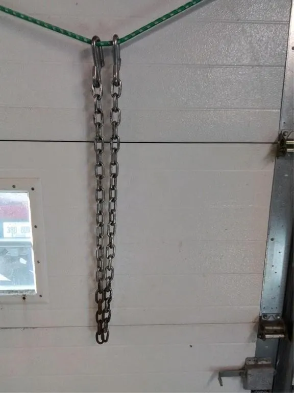 2 pc trailer safety chain. 27 " long