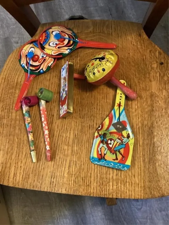 Vintage New Years noise makers