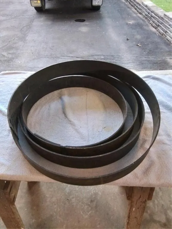 Plastic strip. 0.200" thick, 3 1/4" wide 23 ft lon
