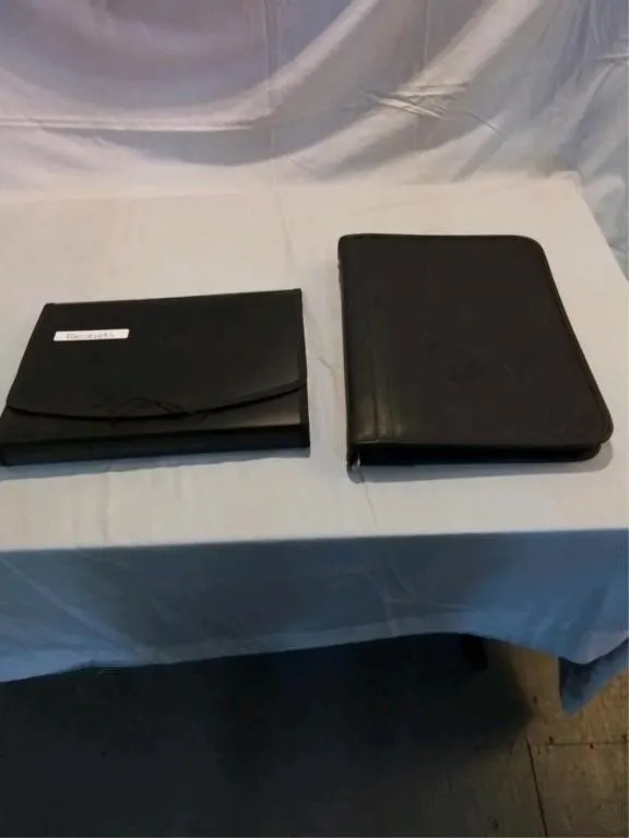 Note binder and receipt folder