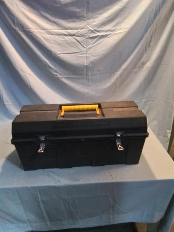 Large tool box, 24" x 9 1/2" x 11" high