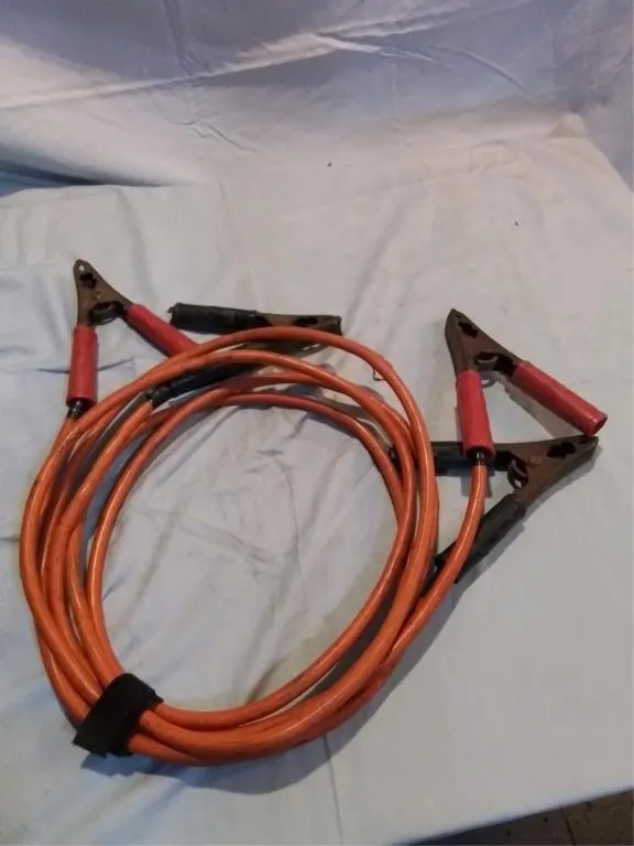 Booster cables. 8 ft long