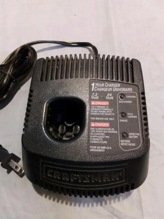 Craftsman battery charger. 7.2 to 24 volt