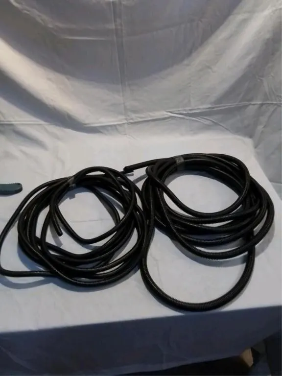 2 lengths of split loom. 1/2" OD. and 5/8" OD