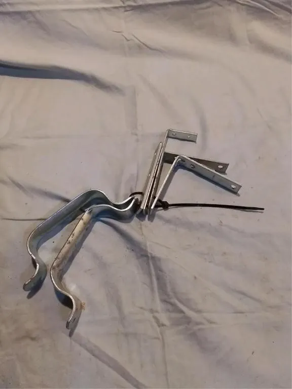 Assorted brackets and handles