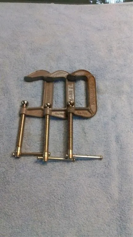 3 - 3" C-clamps, Fuller No 763