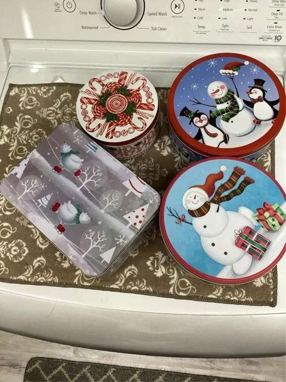 Christmas Cookie Tins